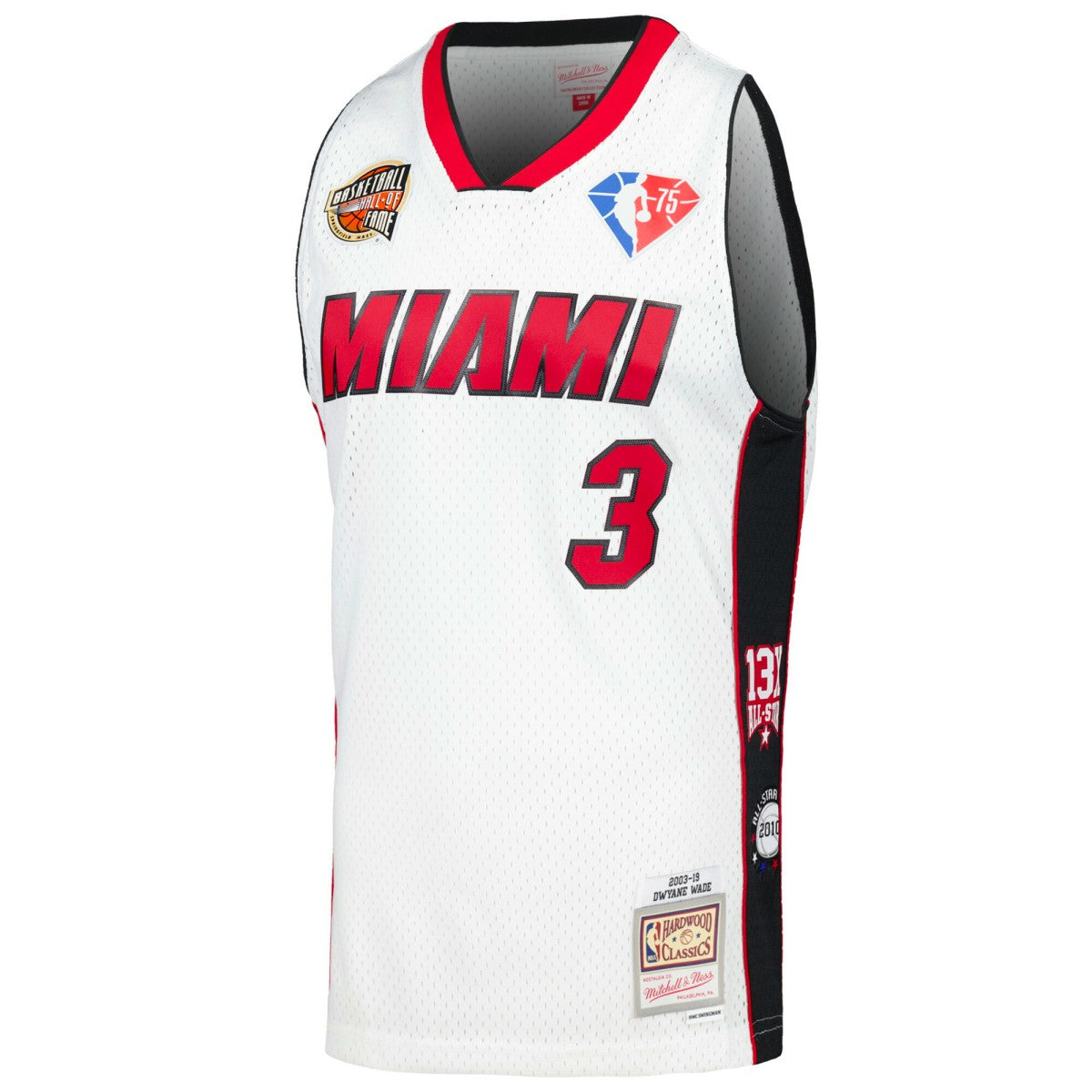 NBA Dwyane Wade Miami Heat Unisex Hall of Fame Class of 2023 Throwback Swingman Jersey