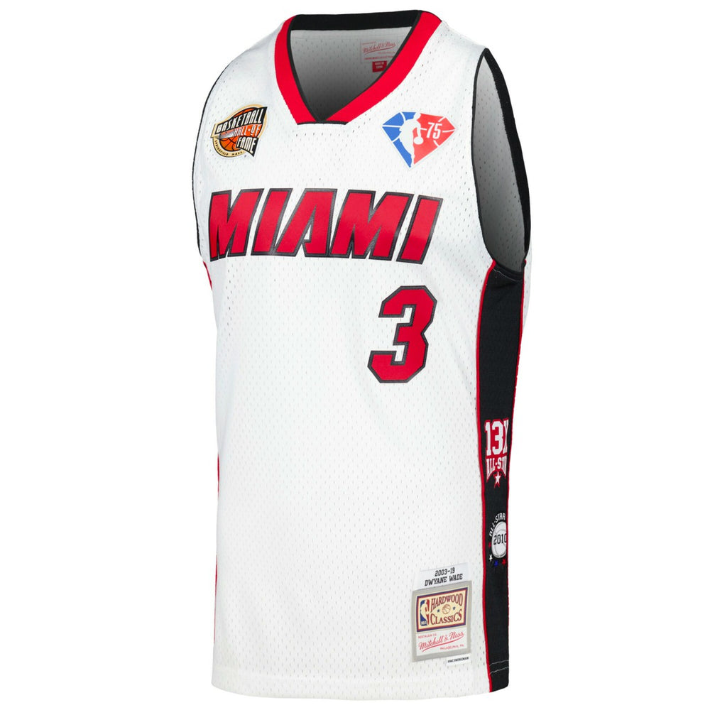 NBA Dwyane Wade Miami Heat Unisex Hall of Fame Class of 2023 Throwback Swingman Jersey