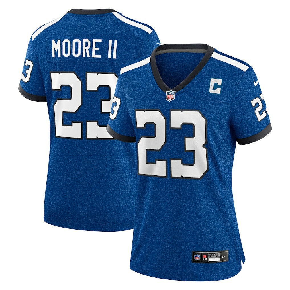 Kenny Moore II  Women's Indiana Nights Alternate Game Jersey - Indianapolis Colts