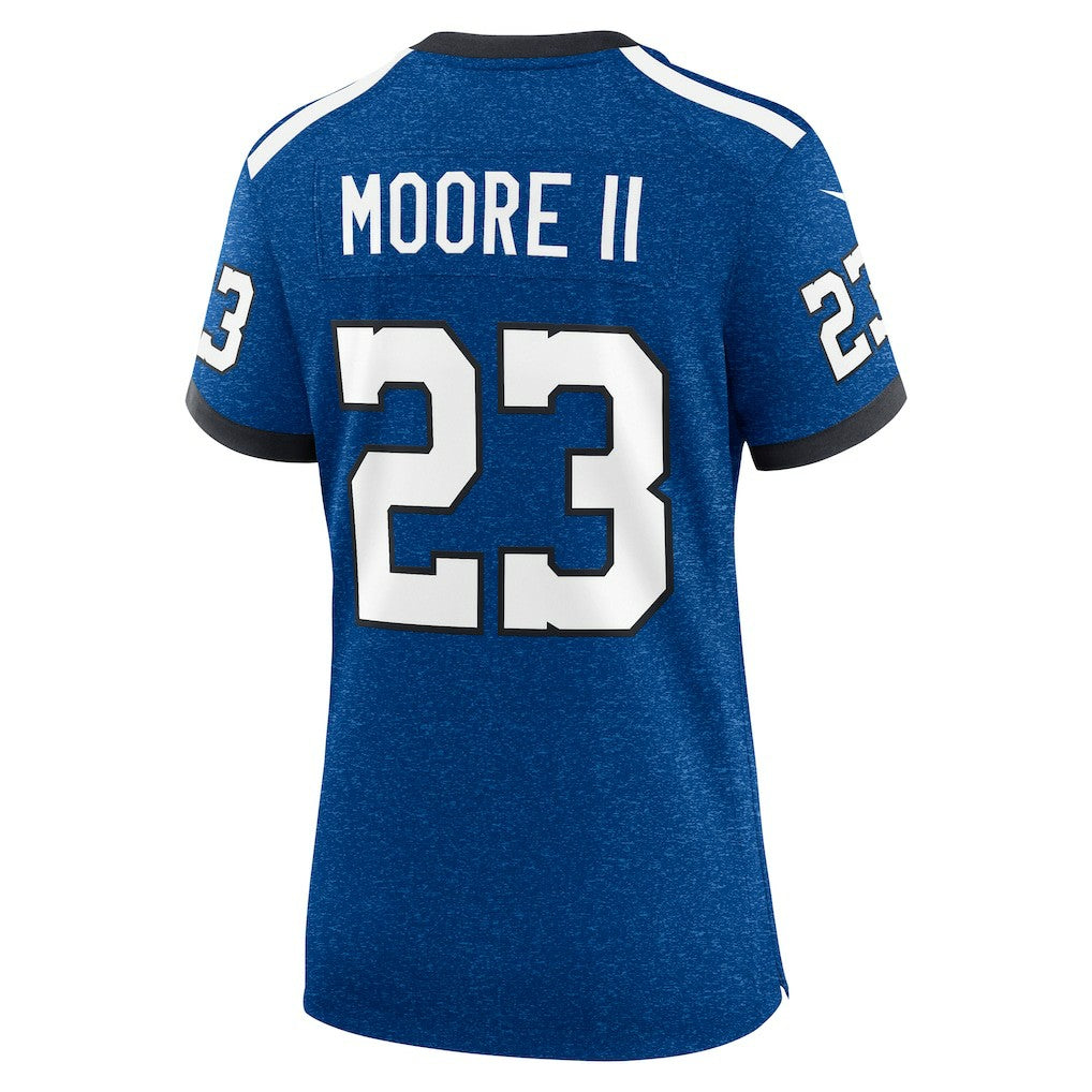 Kenny Moore II  Women's Indiana Nights Alternate Game Jersey - Indianapolis Colts