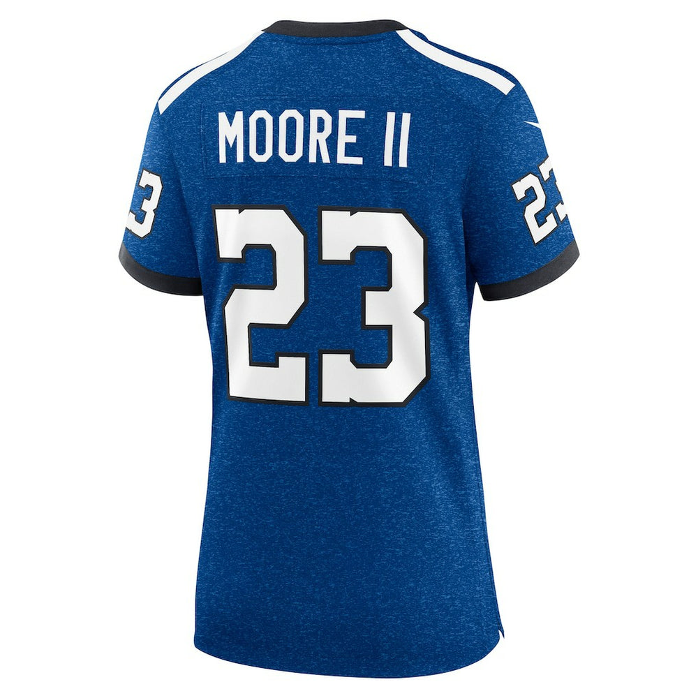 Kenny Moore II  Women's Indiana Nights Alternate Game Jersey - Indianapolis Colts