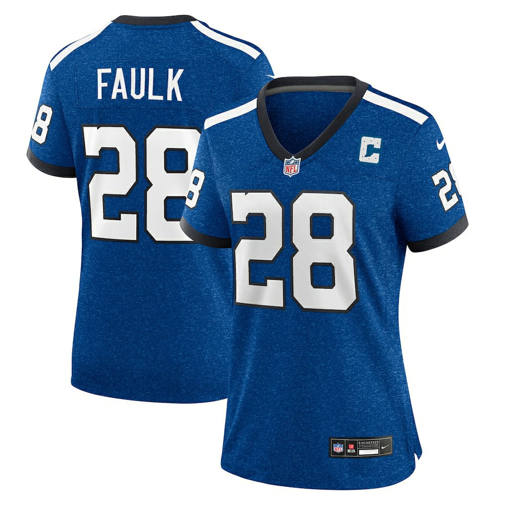 Marshall Faulk  Women's Indiana Nights Alternate Game Jersey - Indianapolis Colts