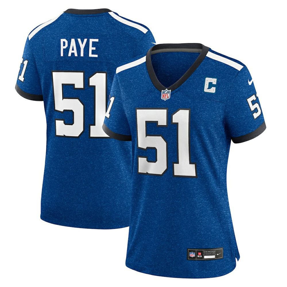 Kwity Paye  Women's Indiana Nights Alternate Game Jersey - Indianapolis Colts