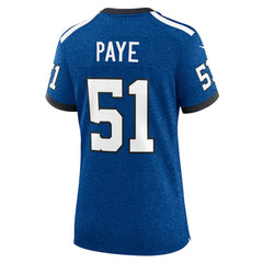 Kwity Paye  Women's Indiana Nights Alternate Game Jersey - Indianapolis Colts