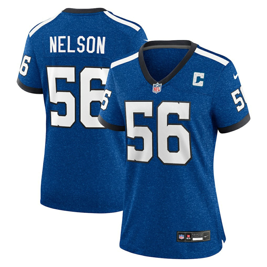 Quenton Nelson  Women's Indiana Nights Alternate Game Jersey - Indianapolis Colts