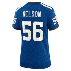 Quenton Nelson  Women's Indiana Nights Alternate Game Jersey - Indianapolis Colts