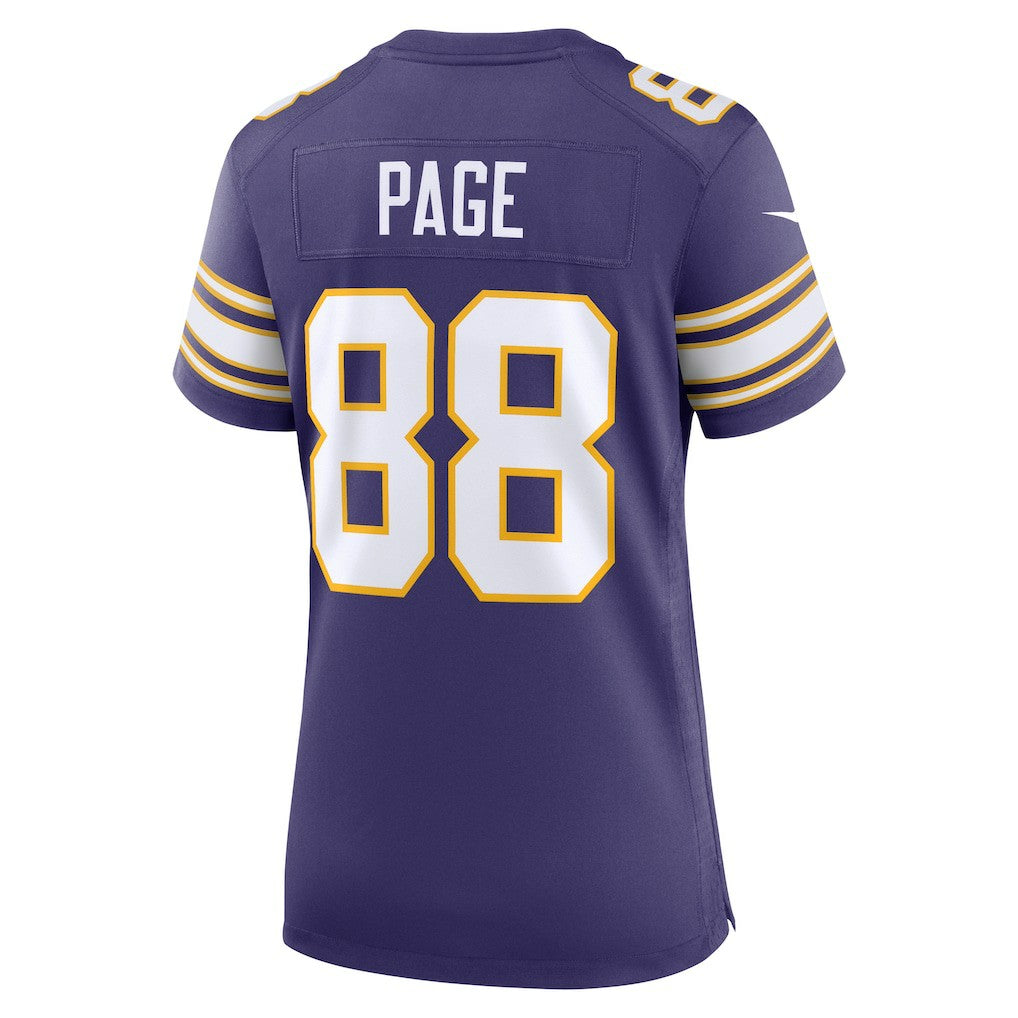 Alan Page  Women's Classic Retired Player Jersey - Minnesota Vikings
