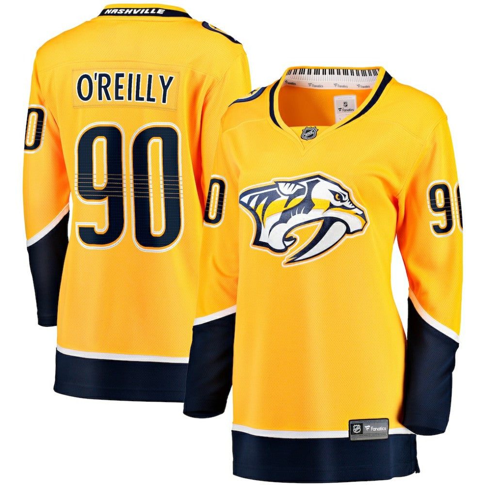 NHL Gold Ryan O'Reilly Nashville Predators Fanatics Women's Breakaway Jersey