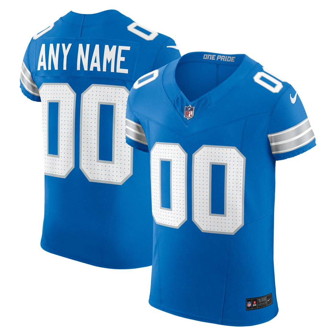 Team Vapor F.U.S.E. Elite Custom Jersey - Detroit Lions