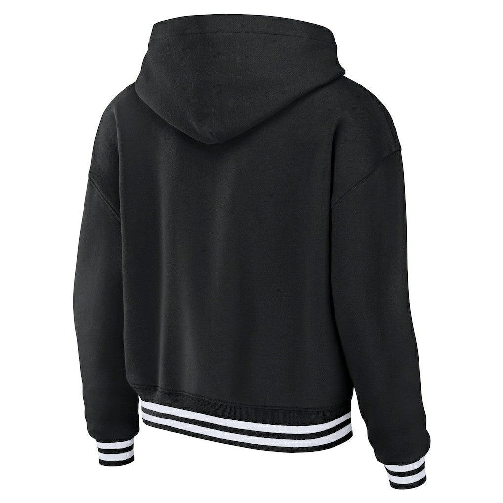 WEAR by Erin Andrews Women's Lace-Up Pullover Hoodie - Miami Dolphins
