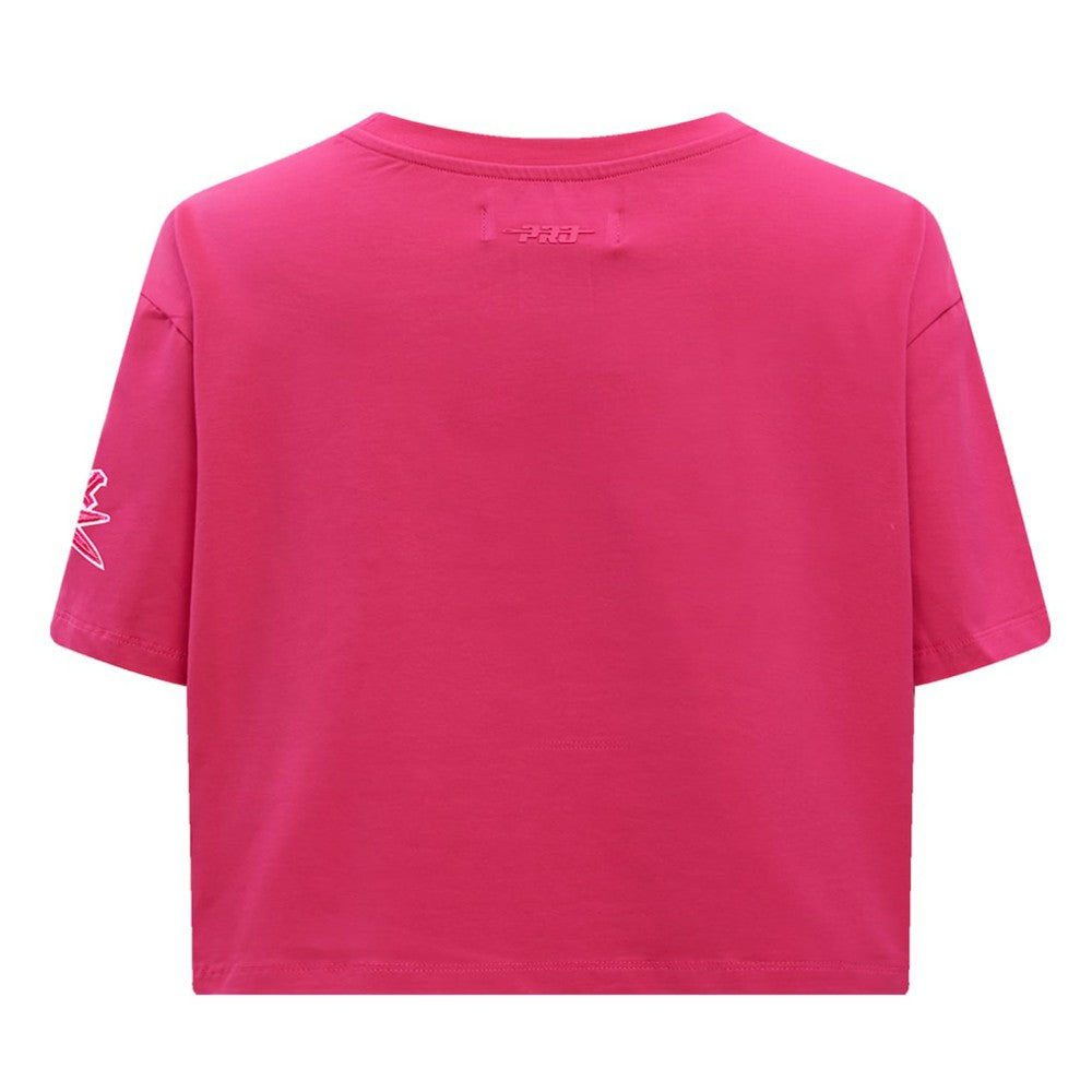 NHL  Vegas Golden Knights Pro Standard Women's Triple Pink Cropped Boxy T-Shirt