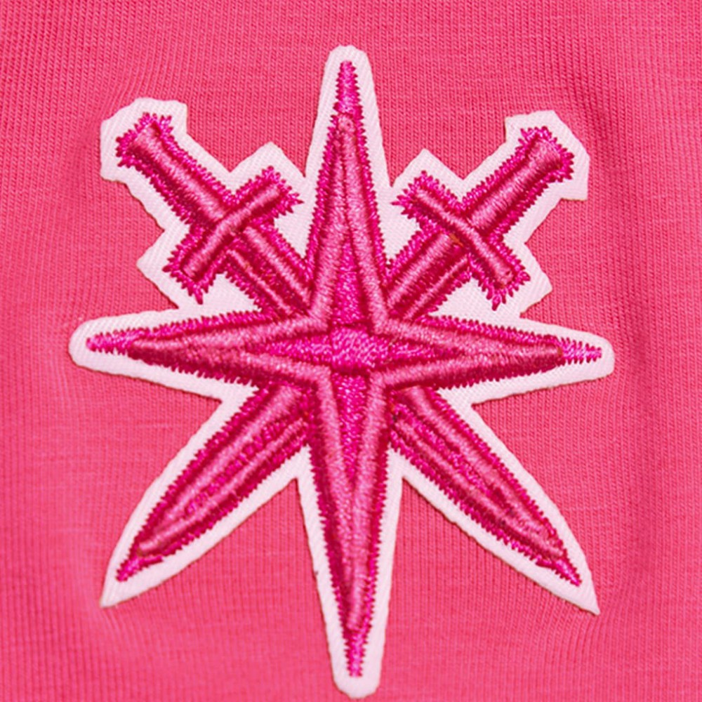 NHL  Vegas Golden Knights Pro Standard Women's Triple Pink Cropped Boxy T-Shirt