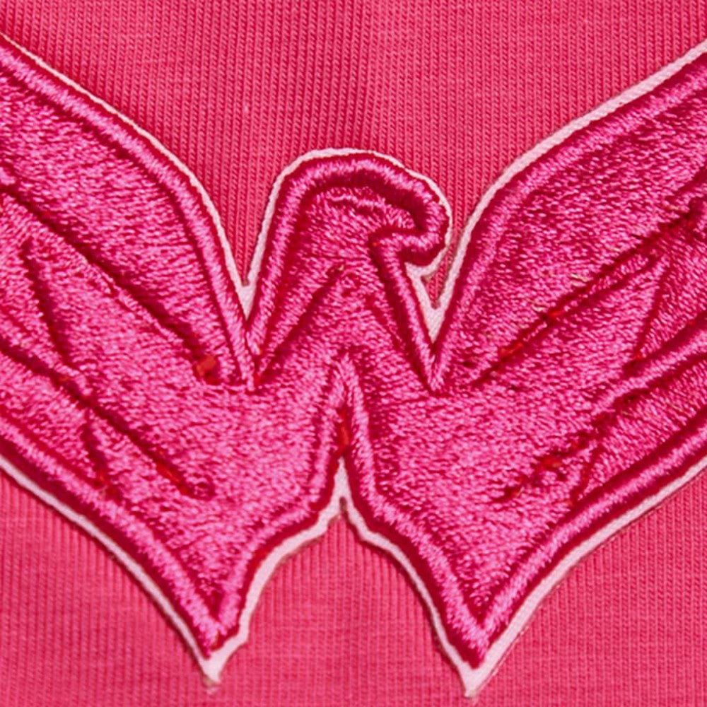 NHL This item will ship within 4 business days. Washington Capitals Pro Standard Women's Triple Pink Cropped Boxy T-Shirt