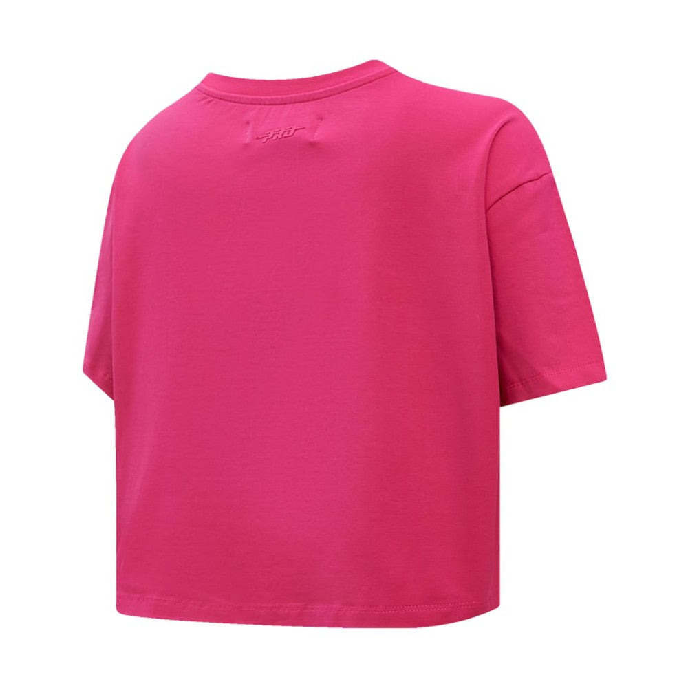 NHL  Tampa Bay Lightning Pro Standard Women's Triple Pink Cropped Boxy T-Shirt
