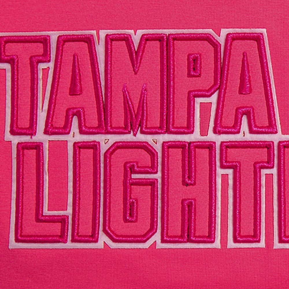 NHL  Tampa Bay Lightning Pro Standard Women's Triple Pink Cropped Boxy T-Shirt