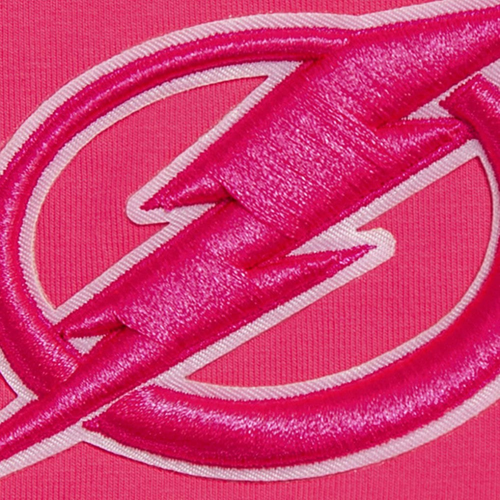 NHL  Tampa Bay Lightning Pro Standard Women's Triple Pink Cropped Boxy T-Shirt