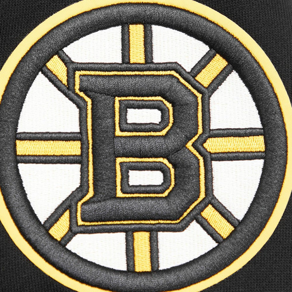 NHL Black Boston Bruins Pro Standard Crest Emblem Pullover Sweatshirt