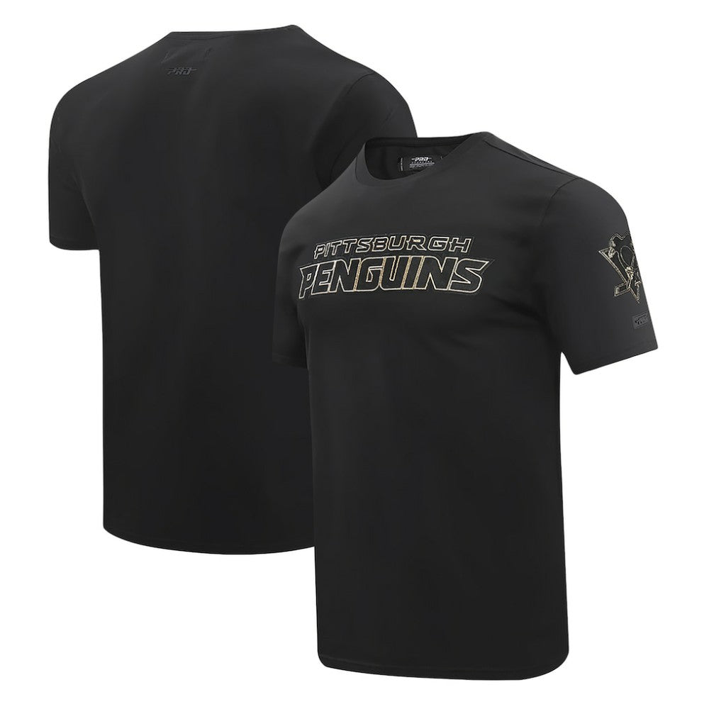 NHL Black Pittsburgh Penguins Pro Standard Wordmark T-Shirt