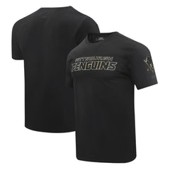 NHL Black Pittsburgh Penguins Pro Standard Wordmark T-Shirt