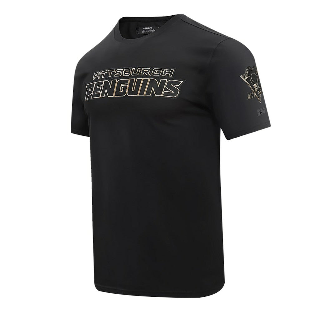 NHL Black Pittsburgh Penguins Pro Standard Wordmark T-Shirt