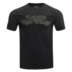 NHL Black Detroit Red Wings Pro Standard Wordmark T-Shirt