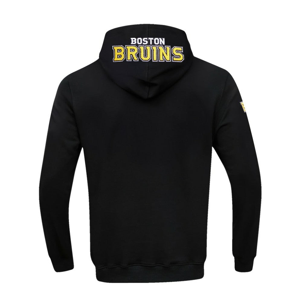 NHL Black Boston Bruins Pro Standard Classic Chenille Full-Zip Hoodie Jacket