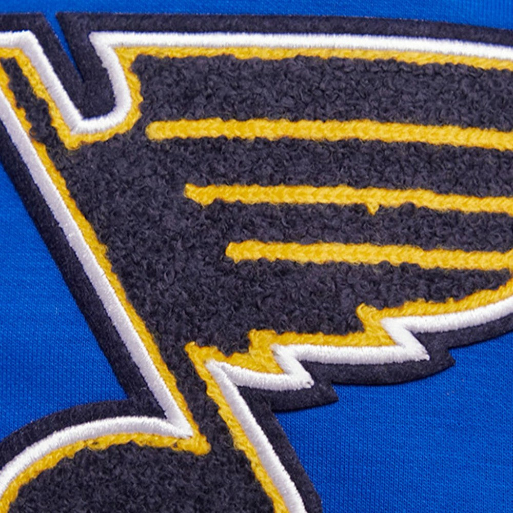 NHL Blue St. Louis Blues Pro Standard Classic Chenille Full-Zip Hoodie Jacket
