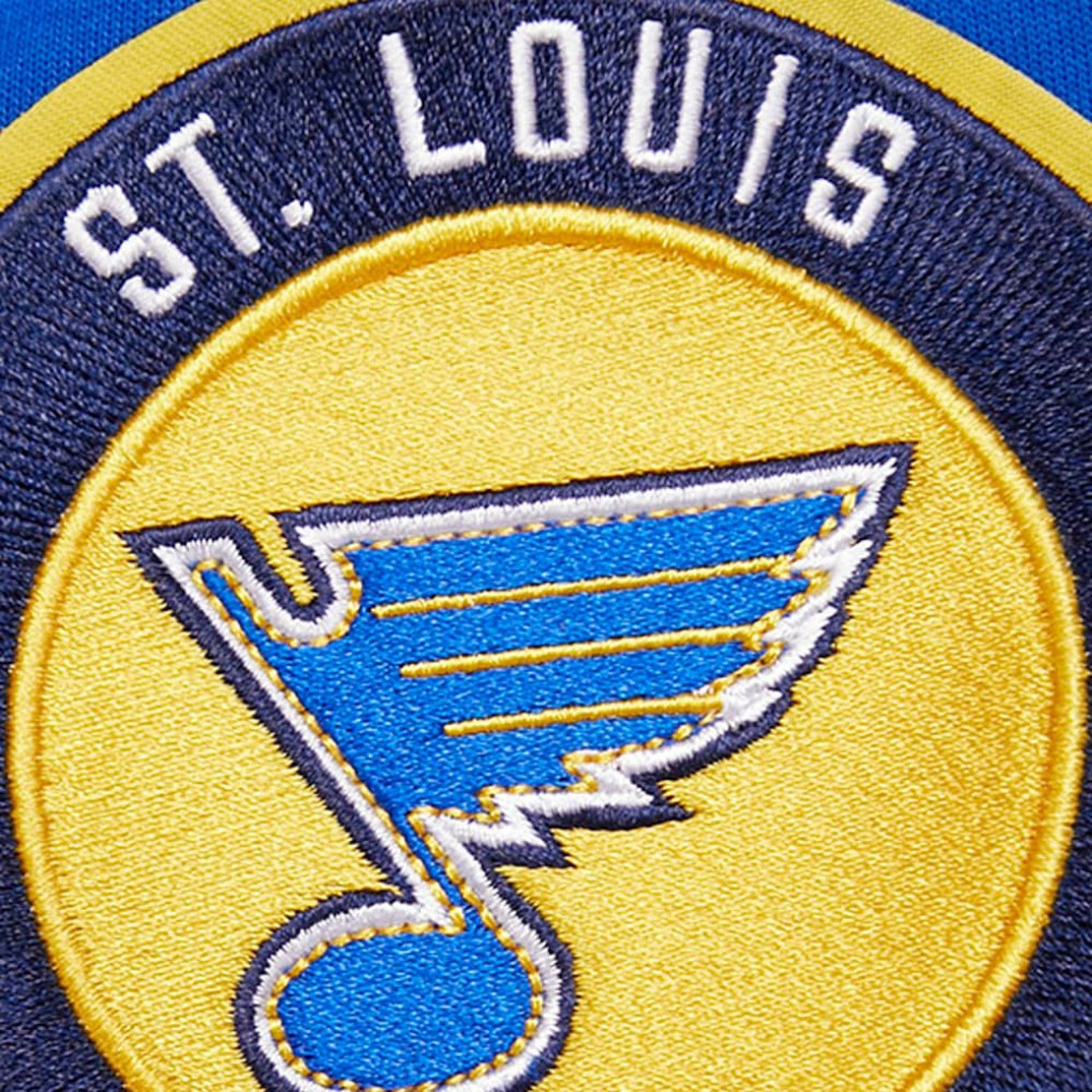 NHL Blue St. Louis Blues Pro Standard Classic Chenille Full-Zip Hoodie Jacket