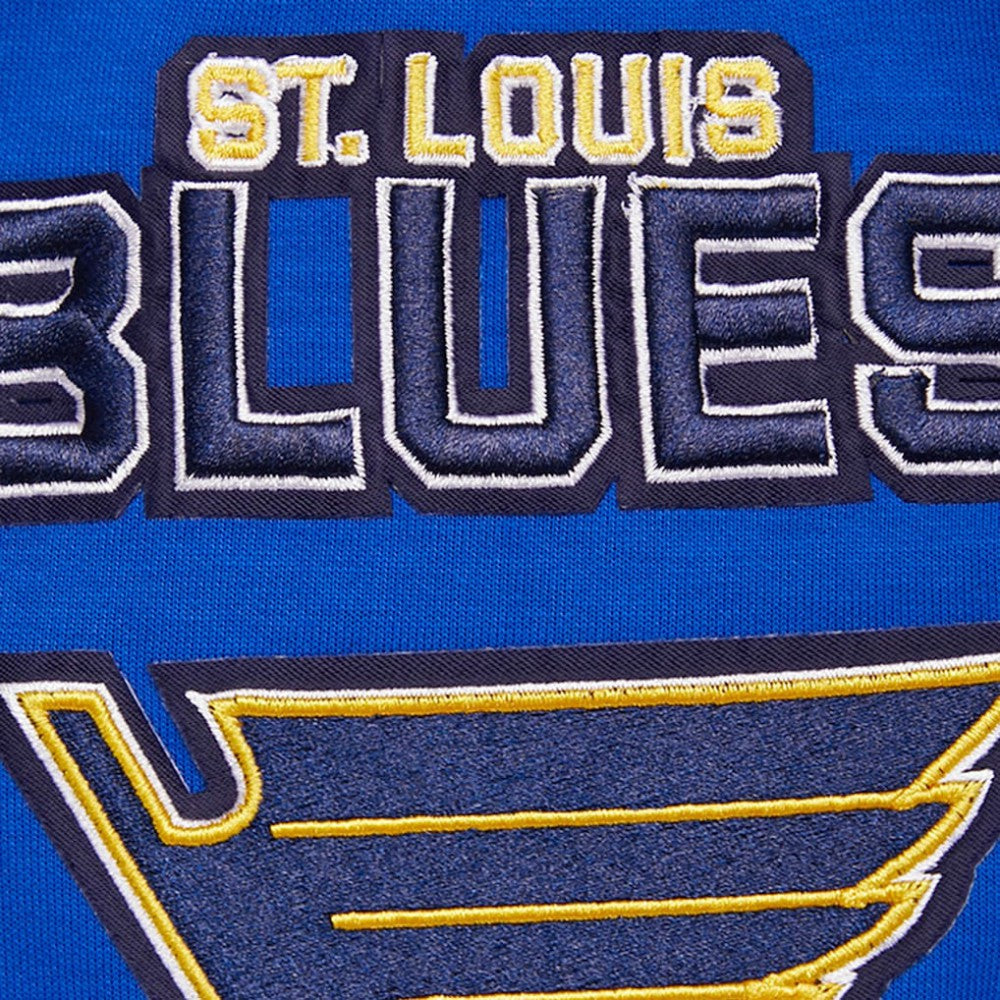 NHL Blue St. Louis Blues Pro Standard Classic Chenille Full-Zip Hoodie Jacket