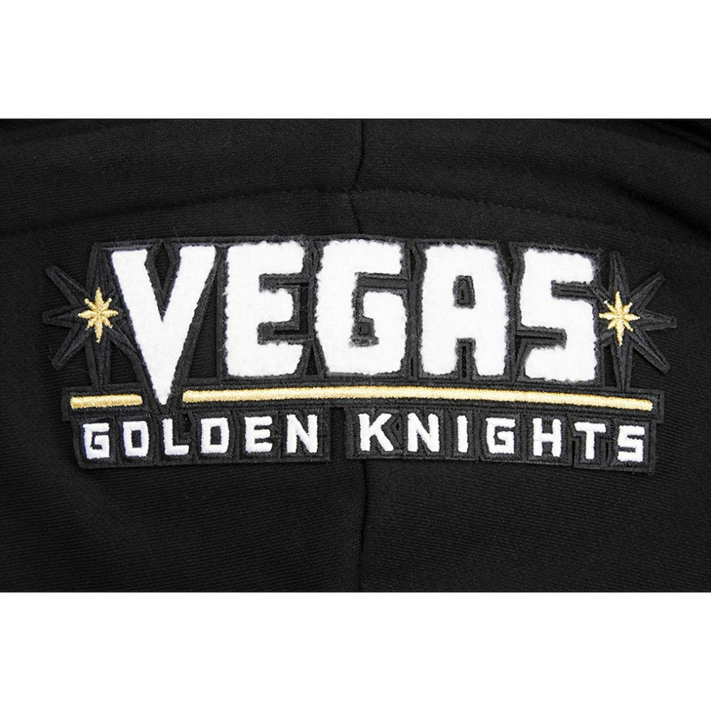 NHL Black Vegas Golden Knights Pro Standard Women's Classic Chenille Pullover Hoodie