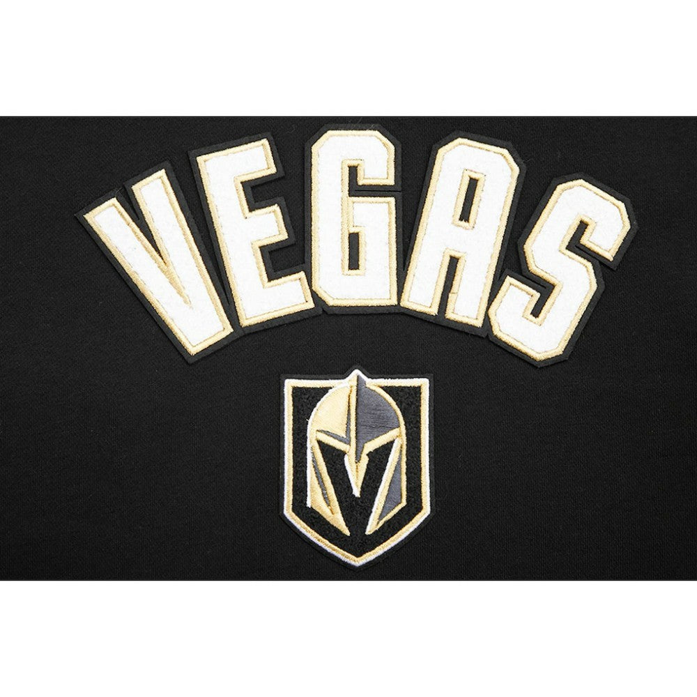 NHL Black Vegas Golden Knights Pro Standard Women's Classic Chenille Pullover Hoodie
