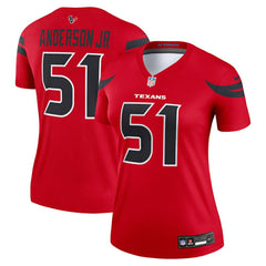 Will Anderson Jr.  Women's Alternate Legend Player Performance Top - Houston Texans