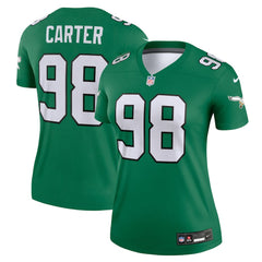 Jalen Carter  Women's Alternate Legend Player Performance Top - Philadelphia Eagles