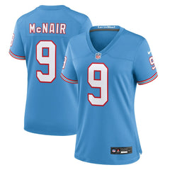 Steve McNair  Women's Oilers Throwback Retired Player Game Jersey - Tennessee Titans