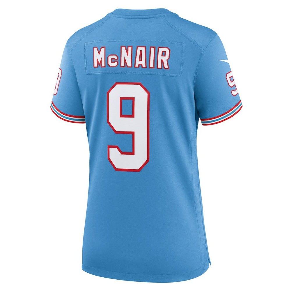 Steve McNair  Women's Oilers Throwback Retired Player Game Jersey - Tennessee Titans