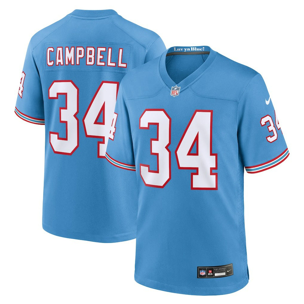Earl Campbell  Retired Player Alternate Game Jersey - Tennessee Titans