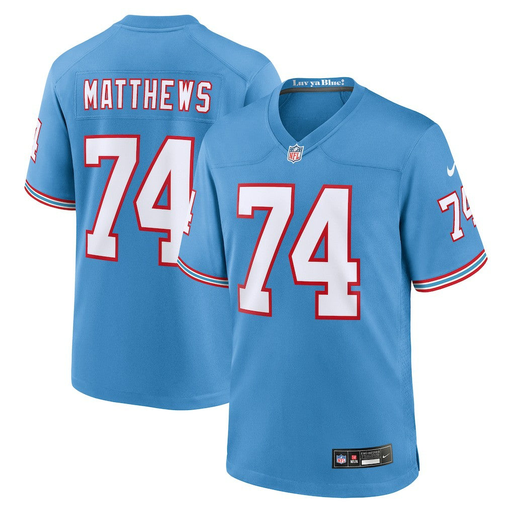 Bruce Matthews  Retired Player Alternate Game Jersey - Tennessee Titans