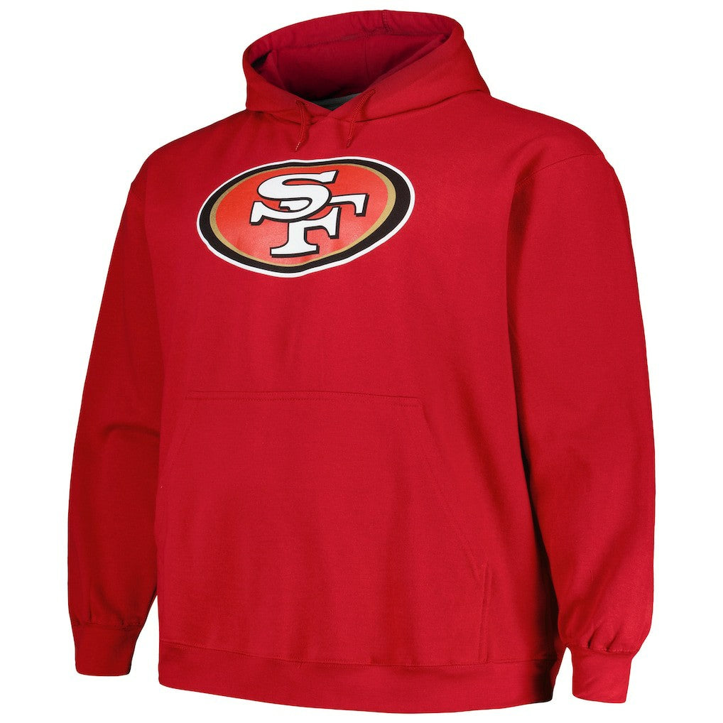Christian McCaffrey  Big & Tall Fleece Name & Number Pullover Hoodie - San Francisco 49ers