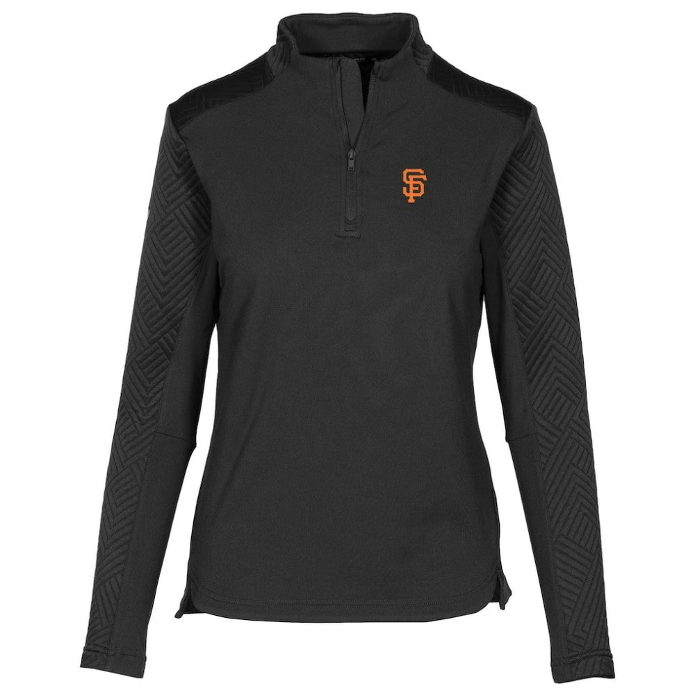 MLB San Francisco Giants Levelwear Women's Daybreak Insignia 2.0 Quarter-Zip Pullover Top