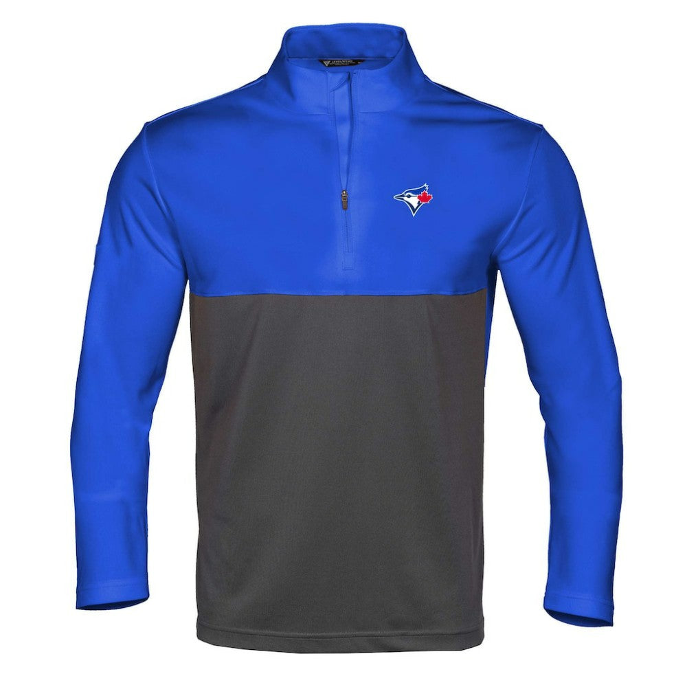 MLB Toronto Blue Jays Levelwear Pursue Insignia 2.0 Quarter-Zip Pullover Top