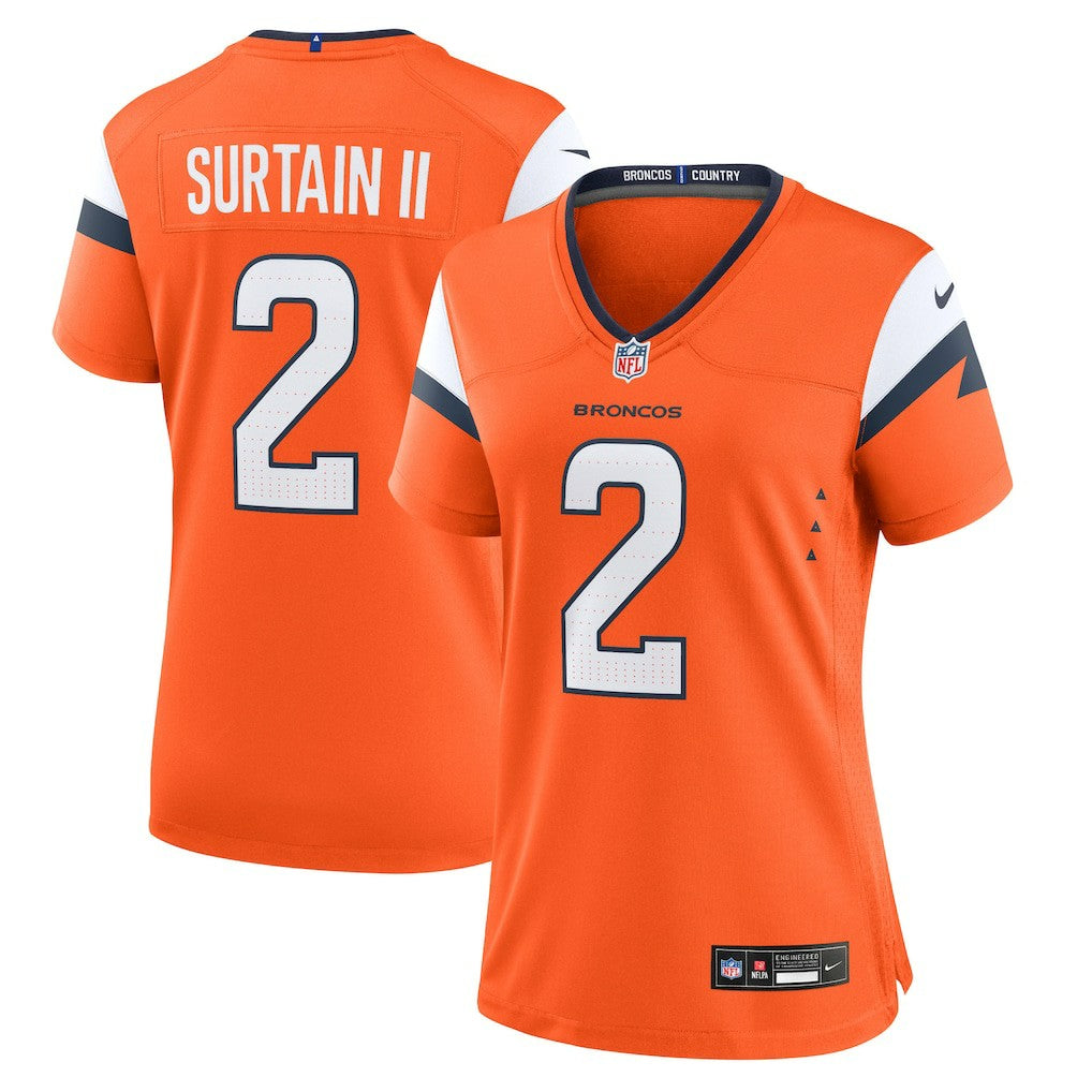 Patrick Surtain II  Women's Mile High Collection Game Jersey - Denver Broncos