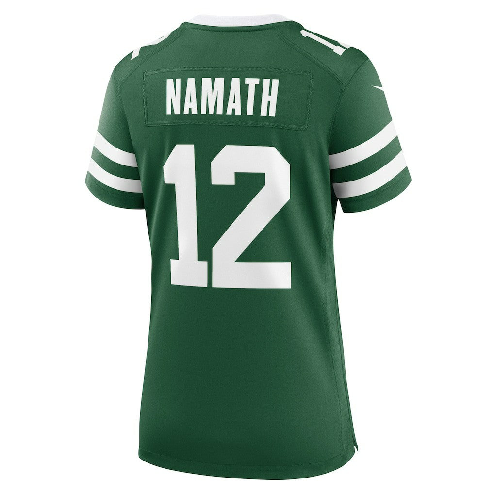 Joe Namath  Women's Retired Player Game Jersey - New York Jets