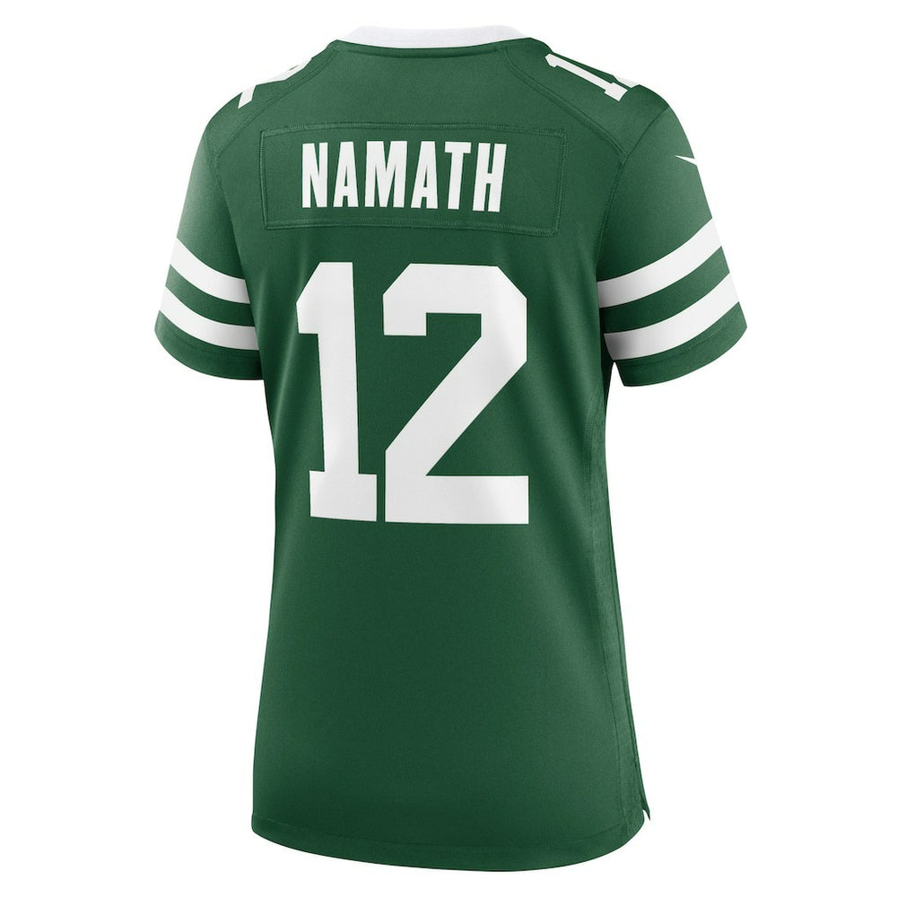 Joe Namath  Women's Retired Player Game Jersey - New York Jets