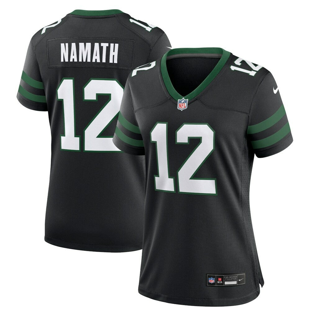 Joe Namath  Women's Retired Player Alternate Game Jersey - New York Jets
