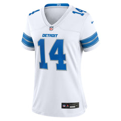 Amon-Ra St. Brown  Women's White Game Jersey - Detroit Lions