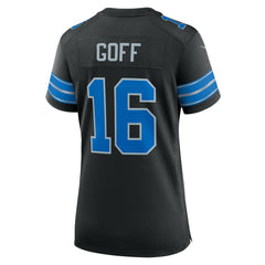 Jared Goff  Women's 2nd Alternate Game Jersey - Detroit Lions