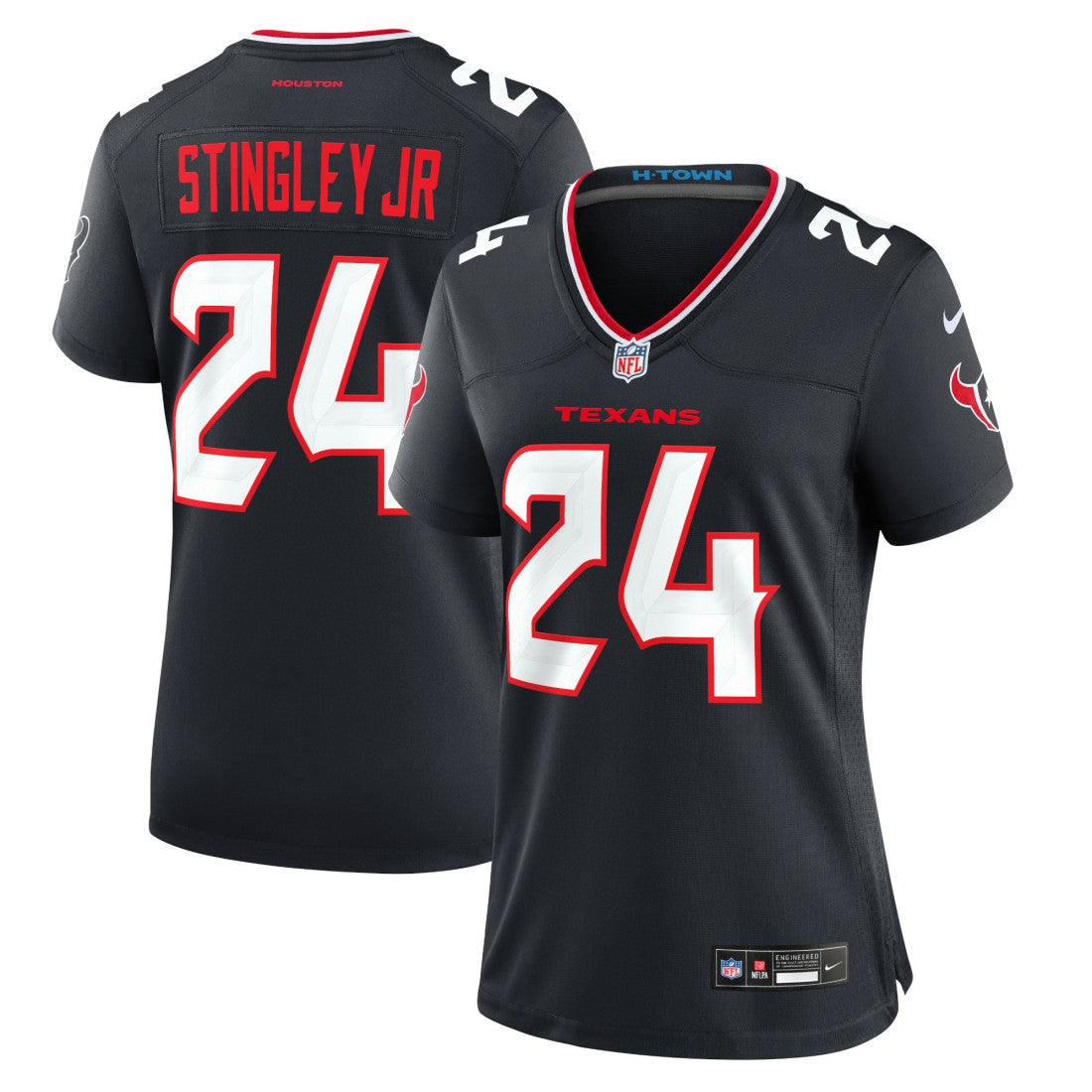 Derek Stingley Jr.  Women's Game Jersey - Houston Texans