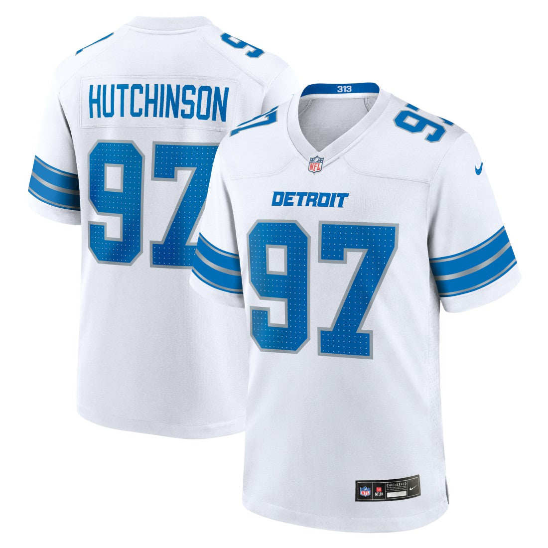 Aidan Hutchinson  Game Jersey - Detroit Lions
