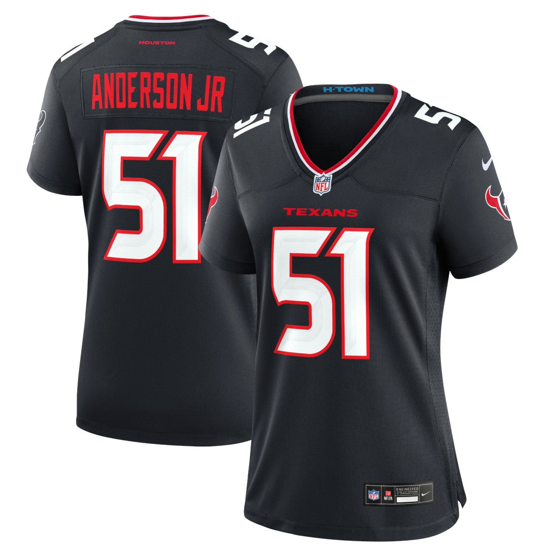 Will Anderson Jr.  Women's Game Jersey - Houston Texans