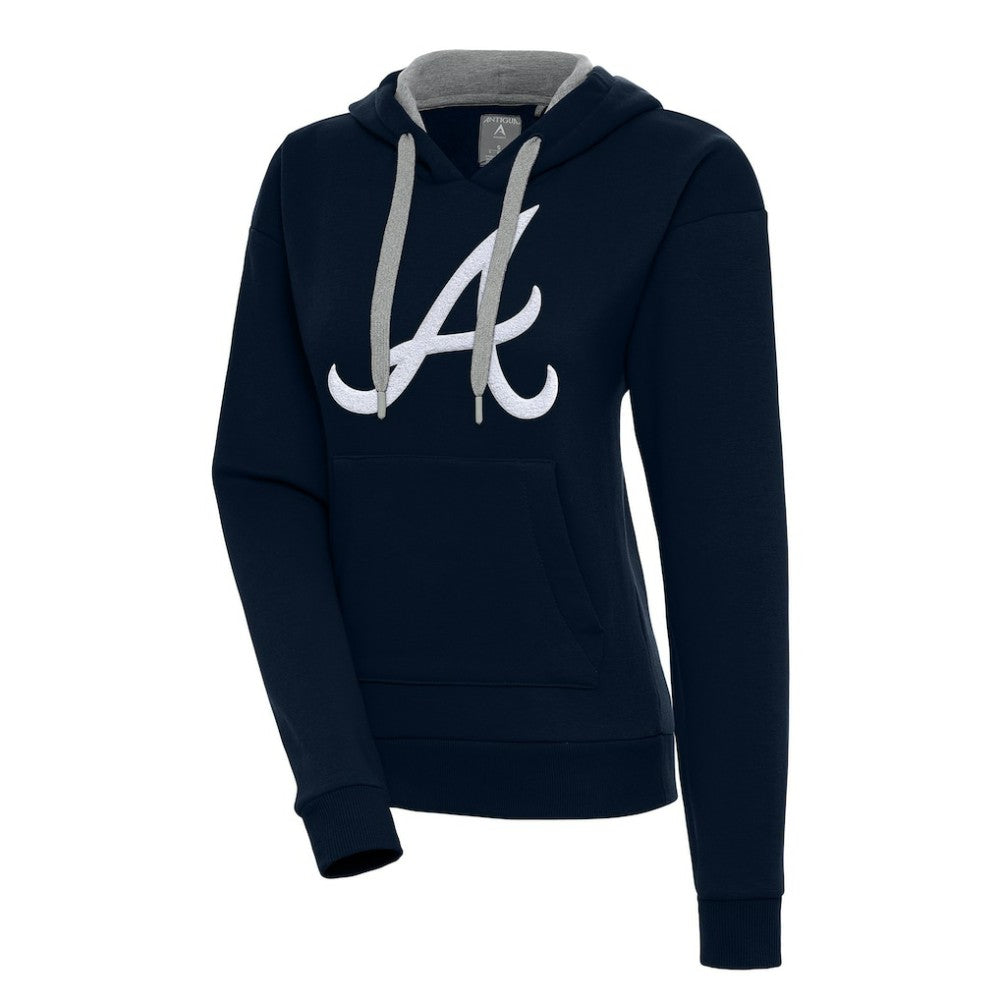 MLB Atlanta Braves Antigua Women's Victory Pullover Hoodie